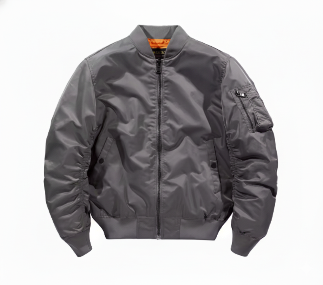 Monochrome Bomber Jacket