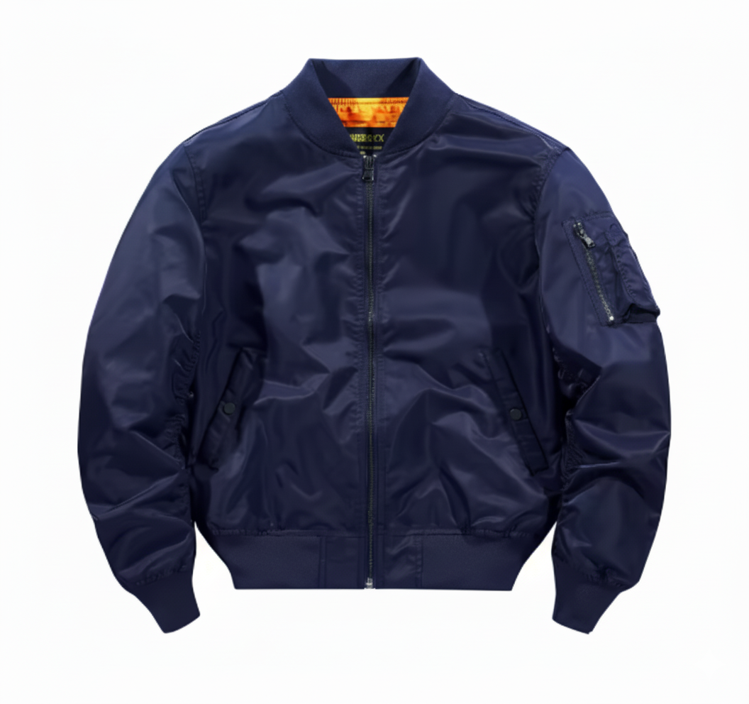 Monochrome Bomber Jacket